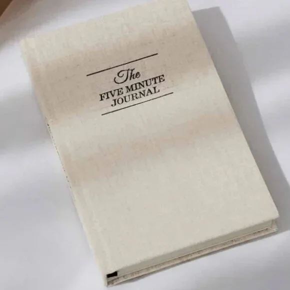NEW INTELLIGENT CHANGES The Five Minute Journal Hardcover Beige Daily - Picture 7 of 13